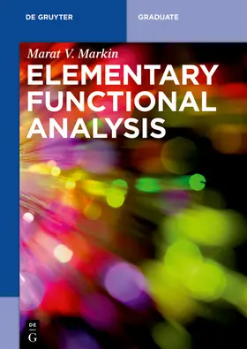 Markin | Elementary Functional Analysis | E-Book | www2.sack.de