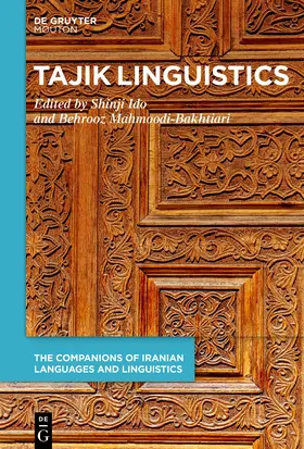 Ido / Mahmoodi-Bakhtiari |  Tajik Linguistics | eBook | Sack Fachmedien