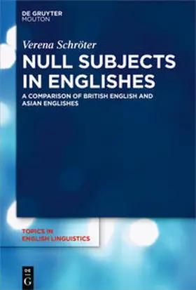 Schröter |  Null Subjects in Englishes | Buch |  Sack Fachmedien