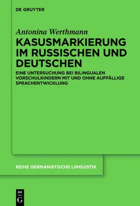 Werthmann |  Kasusmarkierung im Russischen und Deutschen | eBook | Sack Fachmedien