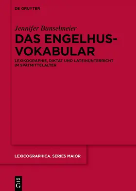 Bunselmeier | Das Engelhusvokabular | Buch | 978-3-11-064683-2 | sack.de