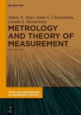 Slaev / Chunovkina / Mironovsky |  Metrology and Theory of Measurement | eBook | Sack Fachmedien