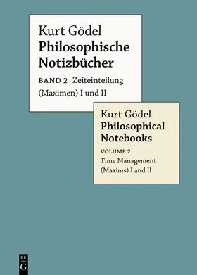 Gödel / Engelen |  Zeiteinteilung (Maximen) I und II / Time Management (Maxims) I and II | Buch |  Sack Fachmedien