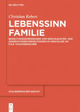 Rebert | Lebenssinn Familie | Buch | 978-3-11-067471-2 | sack.de