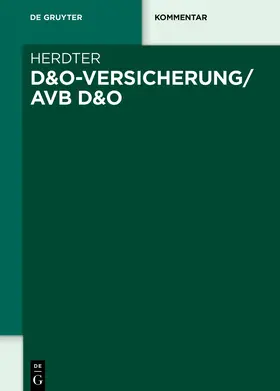 Herdter | D&O-Versicherung/AVB D&O | E-Book | sack.de
