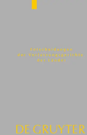 Von den Mitgliedern der Gerichte |  Baden-Württemberg, Berlin, Brandenburg, Bremen, Hamburg, Hessen, Mecklenburg-Vorpommern, Niedersachsen, Saarland, Sachsen, Sachsen-Anhalt, Schleswig-Holstein, Thüringen | Buch |  Sack Fachmedien