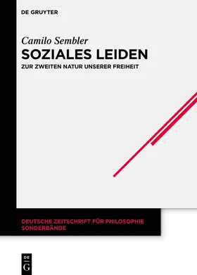 Sembler | Soziales Leiden | Buch | 978-3-11-067824-6 | www2.sack.de