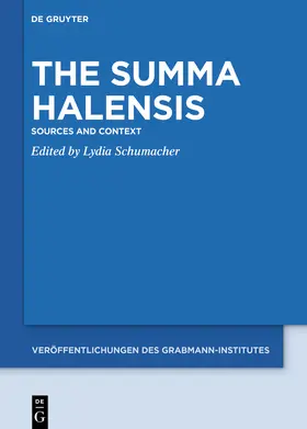 Schumacher |  The Summa Halensis | Buch |  Sack Fachmedien