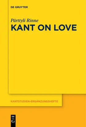 Rinne |  Kant on Love | Buch |  Sack Fachmedien