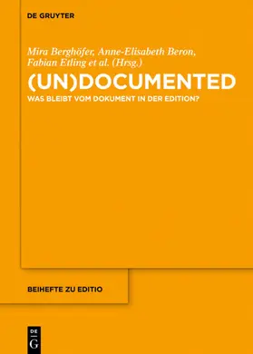 Beron / Berghöfer / Etling |  (un)documented | eBook | Sack Fachmedien