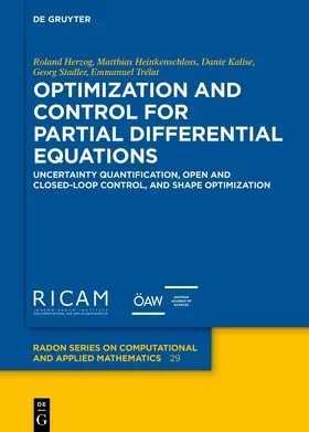Herzog / Heinkenschloss / Kalise |  Optimization and Control for Partial Differential Equations | eBook | Sack Fachmedien