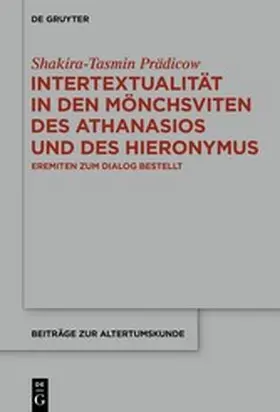 Prädicow | Intertextualität in den Mönchsviten des Athanasios und des Hieronymus | E-Book | sack.de