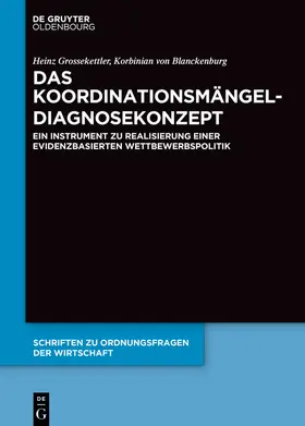 von Blanckenburg / Grossekettler |  Das Koordinationsmängel-Diagnosekonzept | Buch |  Sack Fachmedien