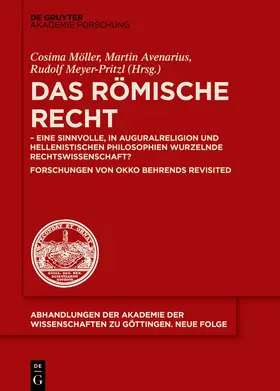 Möller / Avenarius / Meyer-Pritzl |  Das Römische Recht | eBook | Sack Fachmedien