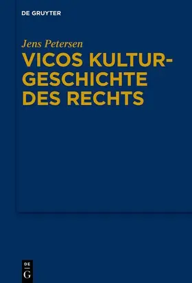 Petersen | Vicos Kulturgeschichte des Rechts | E-Book | www2.sack.de
