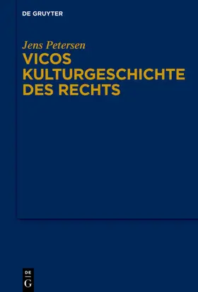 Petersen |  Vicos Kulturgeschichte des Rechts | eBook | Sack Fachmedien