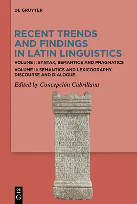 Cabrillana / Cabrillana Leal |  Recent Trends and Findings in Latin Linguistics | Buch |  Sack Fachmedien