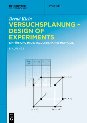 Klein |  Versuchsplanung – Design of Experiments | Buch |  Sack Fachmedien