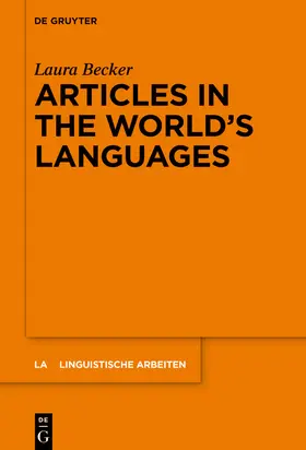 Becker |  Articles in the World’s Languages | Buch |  Sack Fachmedien