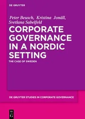 Beusch / Jonäll / Sabelfeld |  Corporate Governance in a Nordic Setting | eBook | Sack Fachmedien