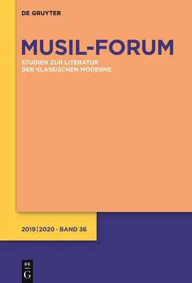Wolf / Zeller |  Musil-Forum, Band 36, Musil-Forum (2019/2020) | Buch |  Sack Fachmedien