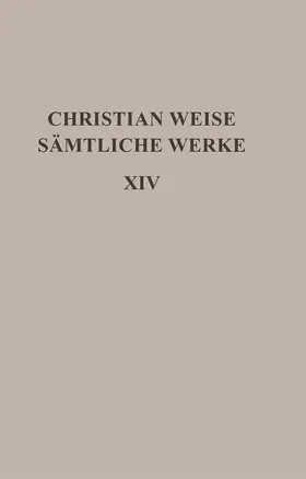 Weise / von Passavant |  Schauspiele I | eBook | Sack Fachmedien