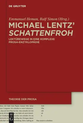 Heman / Simon |  Michael Lentz' ›Schattenfroh‹ | eBook | Sack Fachmedien