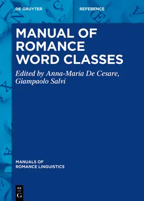 De Cesare / Salvi |  Manual of Romance Word Classes | eBook | Sack Fachmedien