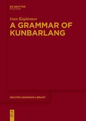 Kapitonov |  A Grammar of Kunbarlang | eBook | Sack Fachmedien