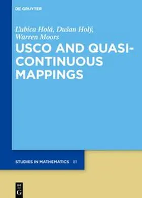 Holá / Holý / Moors |  USCO and Quasicontinuous Mappings | eBook | Sack Fachmedien
