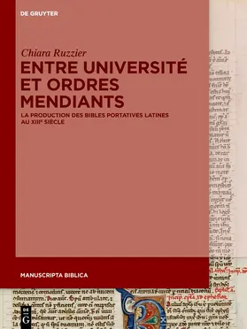 Ruzzier |  Entre Université et ordres mendiants | eBook | Sack Fachmedien