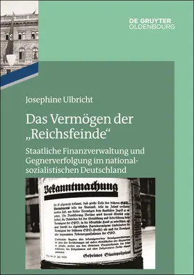 Ulbricht |  Das Vermögen der "Reichsfeinde" | Buch |  Sack Fachmedien