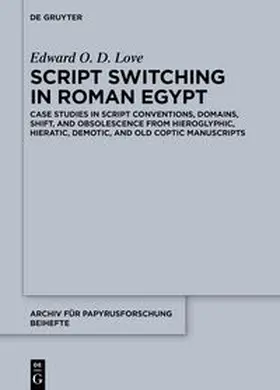 Love | Script Switching in Roman Egypt | E-Book | sack.de