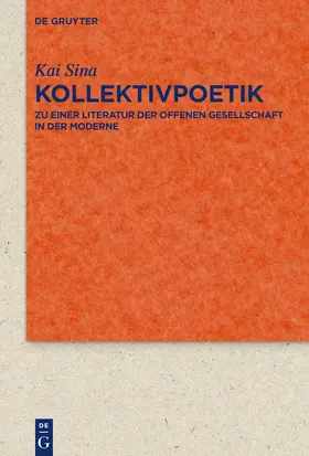 Sina | Kollektivpoetik | Buch | 978-3-11-077703-1 | sack.de
