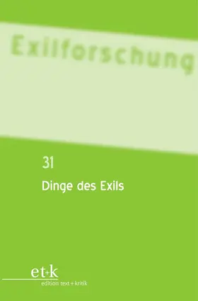 Bischoff / Schloer / Krohn |  Dinge des Exils | eBook | Sack Fachmedien