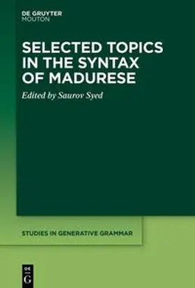 Syed |  Selected Topics in the Syntax of Madurese | Buch |  Sack Fachmedien