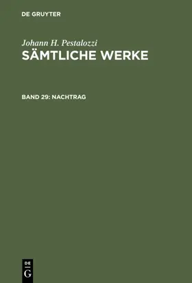 Werder |  Nachtrag | eBook | Sack Fachmedien