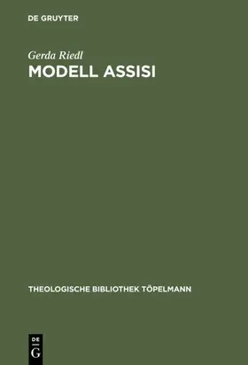 Riedl |  Modell Assisi | eBook | Sack Fachmedien