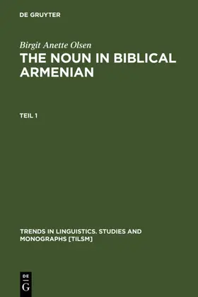 Olsen | The Noun in Biblical Armenian | E-Book | sack.de