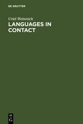 Weinreich |  Languages in Contact | eBook | Sack Fachmedien