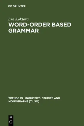 Koktova | Word-Order Based Grammar | E-Book | sack.de