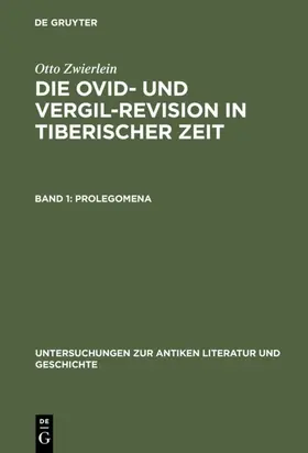 Zwierlein |  Prolegomena | eBook | Sack Fachmedien