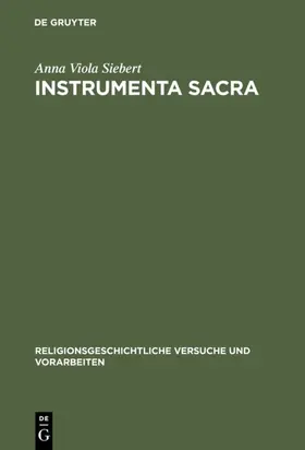 Siebert |  Instrumenta Sacra | eBook | Sack Fachmedien