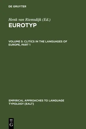 Riemsdijk | Clitics in the Languages of Europe | E-Book | sack.de