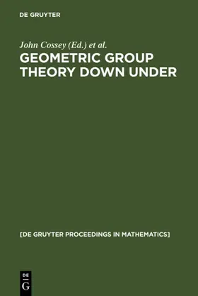 Cossey / Miller / Neumann | Geometric Group Theory Down Under | E-Book | sack.de