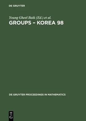 Baik / Johnson / Kim |  Groups – Korea 98 | eBook | Sack Fachmedien