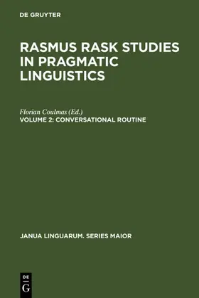Coulmas |  Conversational Routine | eBook | Sack Fachmedien