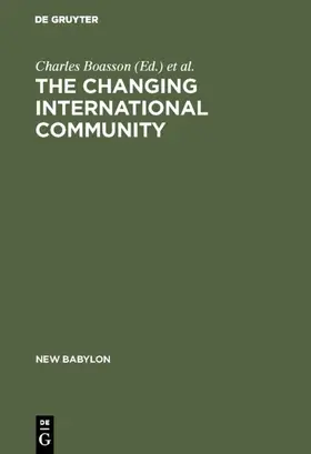 Boasson / Nurock | The Changing International Community | E-Book | sack.de