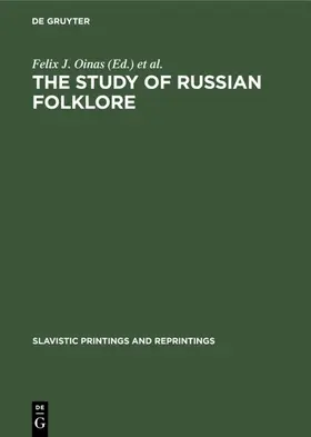 Oinas / Soudakoff |  The Study of Russian Folklore | eBook | Sack Fachmedien