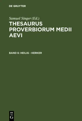Singer |  heilig - Kerker | eBook | Sack Fachmedien
